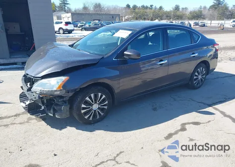 2015 Nissan Sentra Sv из США, поврежденный, VIN 3N1AB7APXFY278327